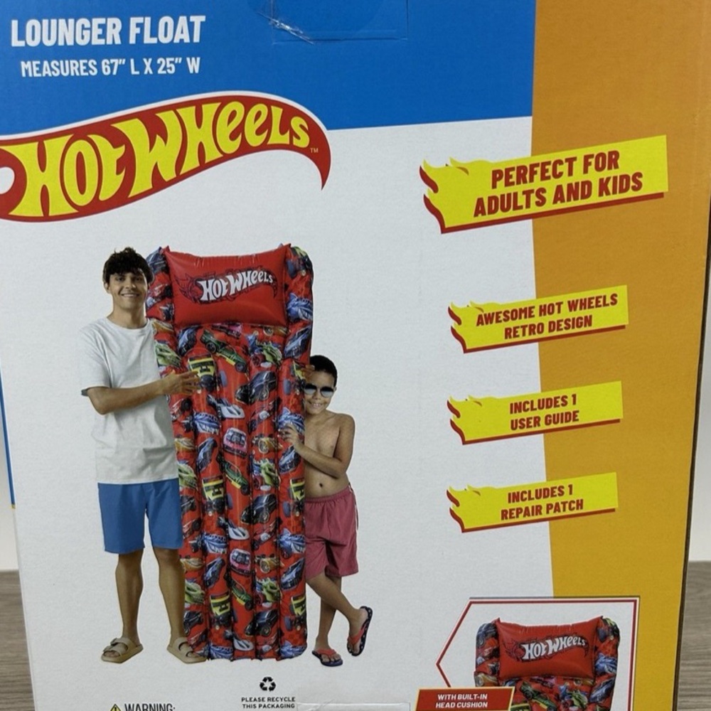Hot Wheels Inflatable Pool Float - Picture 2 of 5